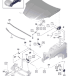 PORSCHE CAYENNE RELEASE ELEMENT LOCK 9Y0823529C-T