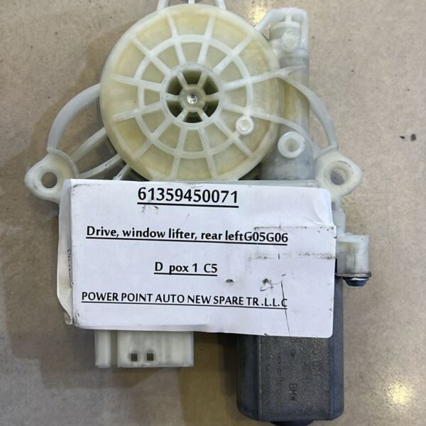 BMW DRIVE WINDOW LIFTER REAR LEFT 61359450071