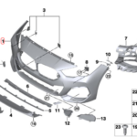 BMW F44 FRONT BUMPER COMPLETE