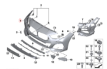 BMW F44 FRONT BUMPER COMPLETE
