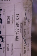 VOLKSWAGEN PRESSURE HOSE 1K0145834AM