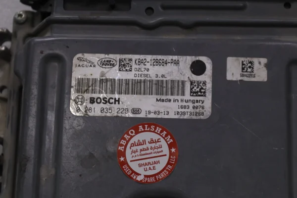 Range Rover Engine Control 3.0 Diesel K8A212B684Paa