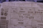 VOLKSWAGEN COOLANT HOSE 1T0121073