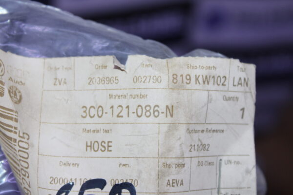 Volkswagen Coolant Hose 3C0121086N