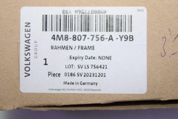 Audi Q8 Frame 4M8807756A Y9B