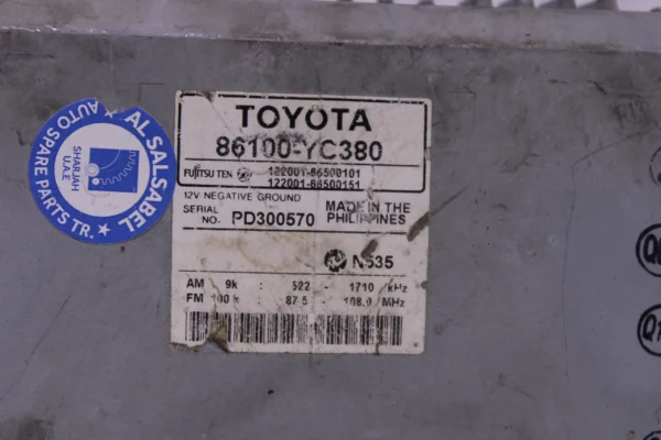 Toyota Receiver Assy Radio 86100-Yc380