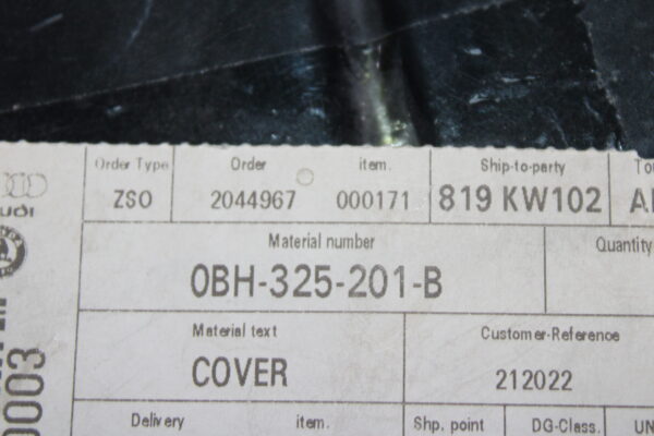 Volkswagen Cover 0Bh325201B