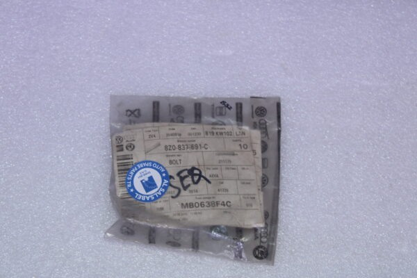Volkswagen Hexagon Socket Head Panel Bolt 8Z0837691C