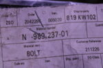 VOLKSWAGEN SEAT BELT RECEPTACLE BOLT N98923701