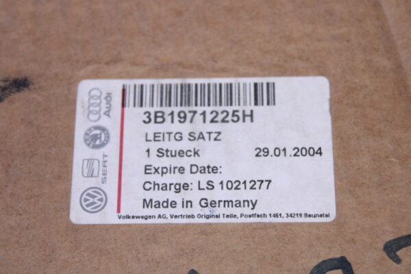 Volkswagen Wiring Harness For Battery Starter And Altenator 3B1971225H