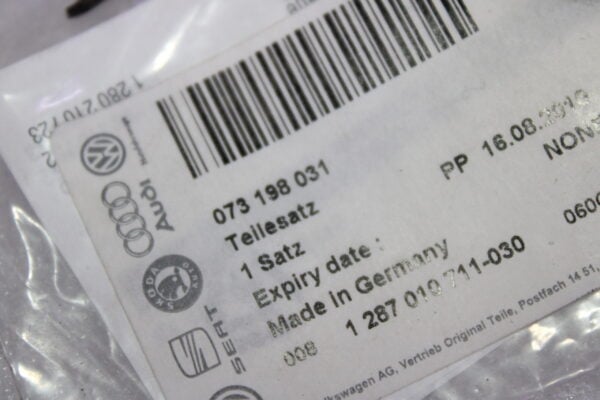Volkswagen Gasket Set For Injector Valve 073198031