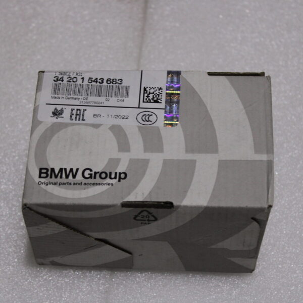 BMW X1 F48 X2 F39 1 F40 2 F44 Repair kit brake pads asbestos free 34201543683