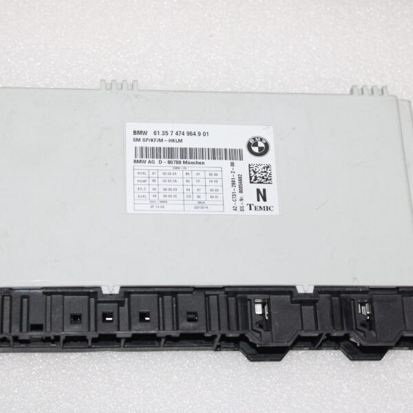 BMW 5 F10 F01 F30 F12 F06 F25 SEAT MODULE DRIVER PASSENGER 61357474964