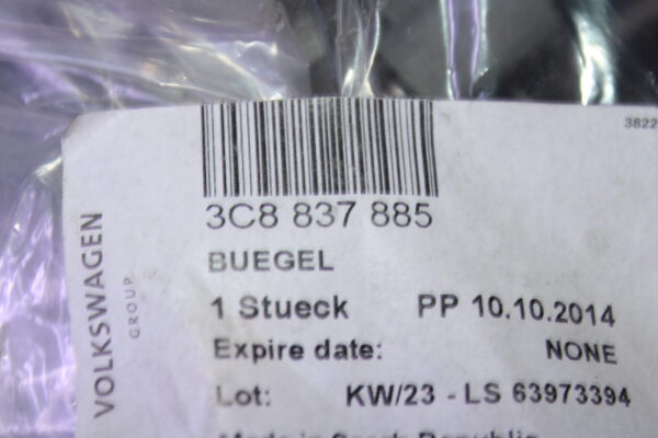 Volkswagen Mounting Bar 3C8837885