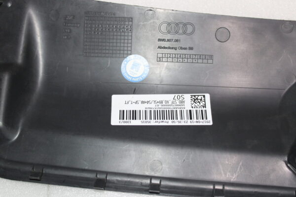 Audi A4 2016 Cover 8W0807081