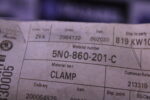 VOLKSWAGEN SECURING BRACKET LEFT 5N0860201C