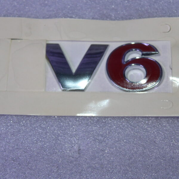 VOLKSWAGEN INSCRIPTION CHROME RED 1J0853675AA GQF