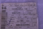 VOLKSWAGEN INSCRIPTION CHROME 1K9853675A 739