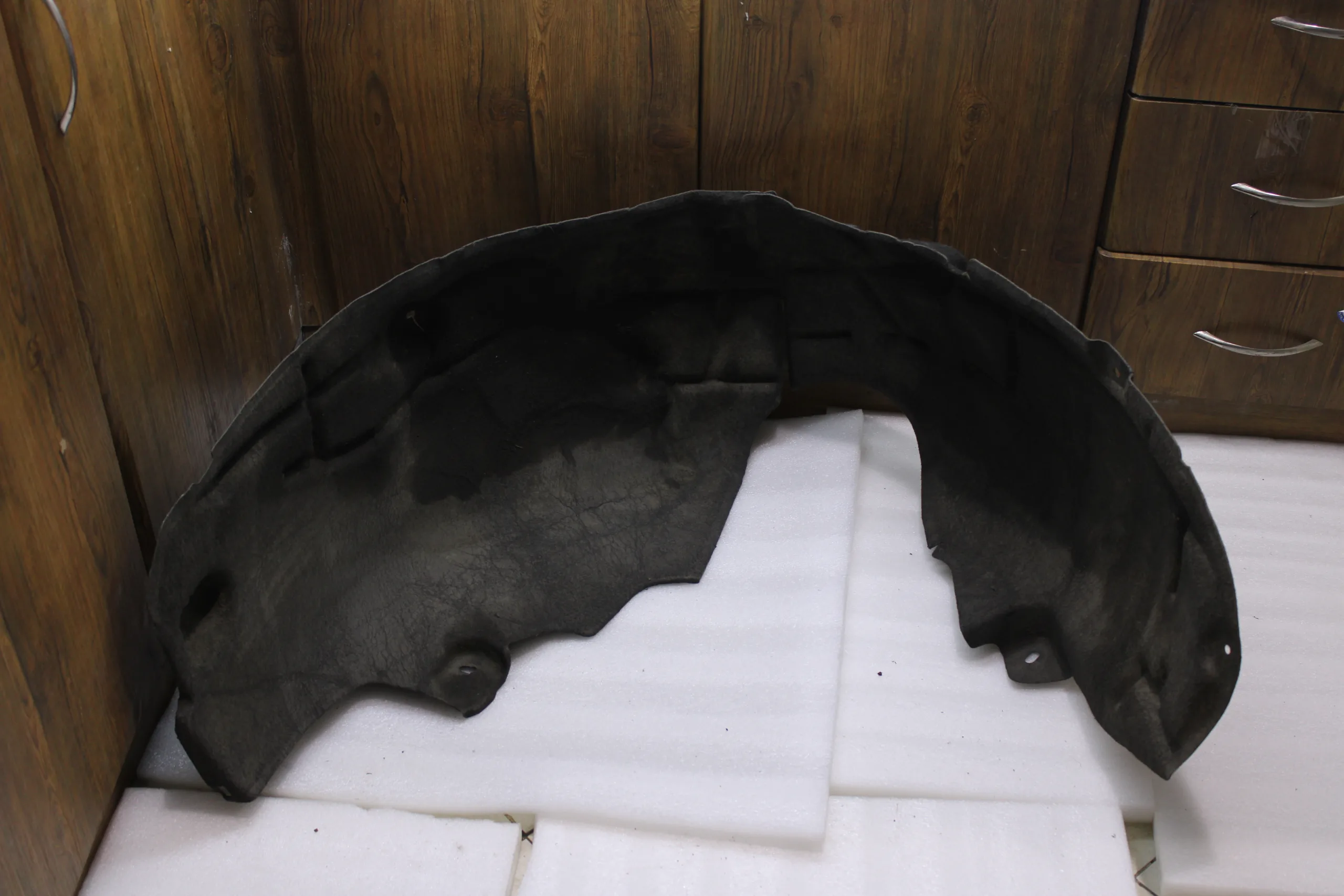 Mercedes S Class Wing Liner Splash Guard Rear Left Part Number A2226908100 Mercedes S Class Wing Liner Splash Guard Rear Left Part Number A2226908100