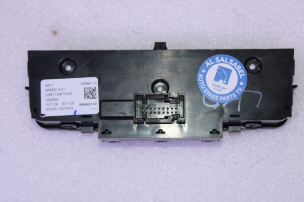 Bmw A/C Control Panel Rear Cabin 61319462514