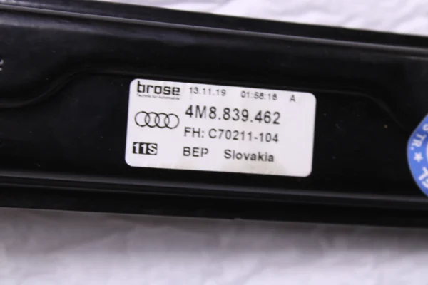 Audi Q8 Rsq8 Window Regulator Without Motor Right 4M8839462