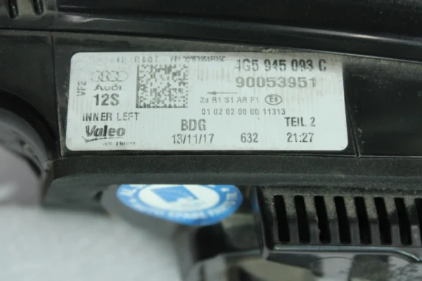 Audi A6 2018 Trunk Lamp Led Left 4G5945093C