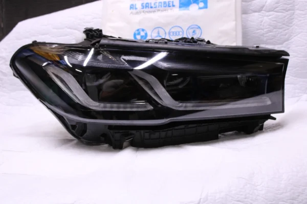 Pair For Bmw G30 Headlight Black Assembly Oem L&Amp;R 63118084375 63118084376
