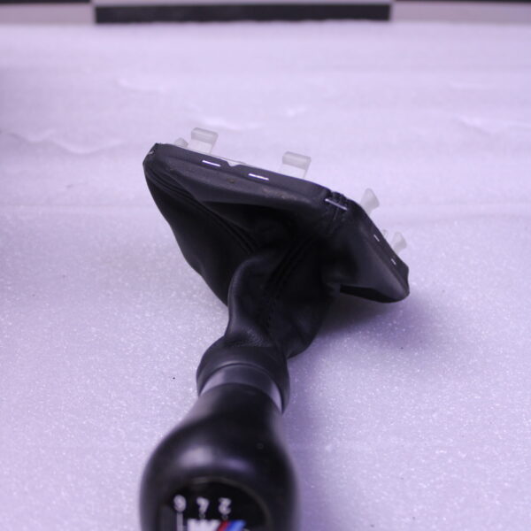 BMW Gear lever knob leather w gaiter 6 speed 25118740431