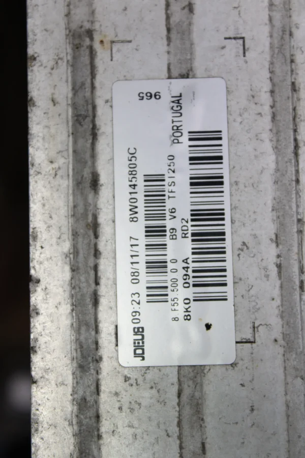 Audi A4 A5 Charge Air Cooler 8W0145805C
