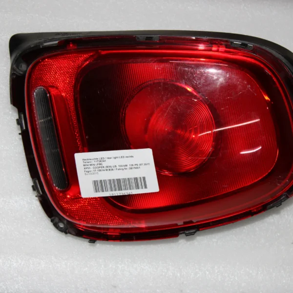 MINI COPPER F55 F56 F57 TAIL LIGHT RIGHT PASSENGER 7297510