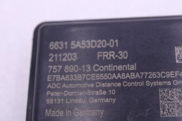 Bmw X5 G05 Front Radar Sensor 66315A53D20
