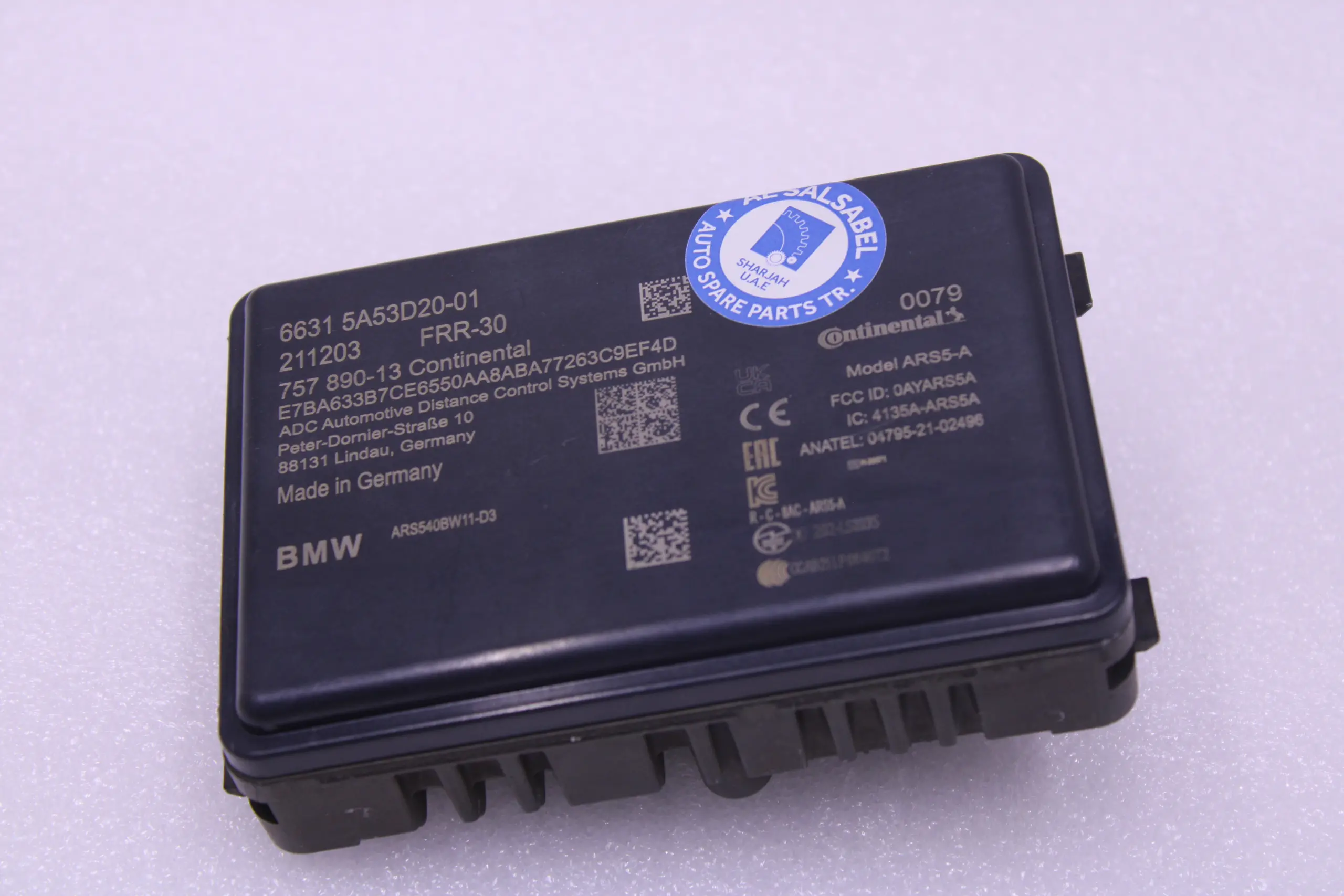 Bmw X5 G05 Front Radar Sensor 66315A53D20 Bmw X5 G05 Front Radar Sensor 66315A53D20