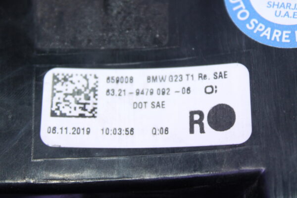 Bmw G23 Rear Light In The Side Panel Right 63219479092