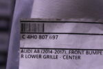 AUDI A8 GRILLE 4H0807697