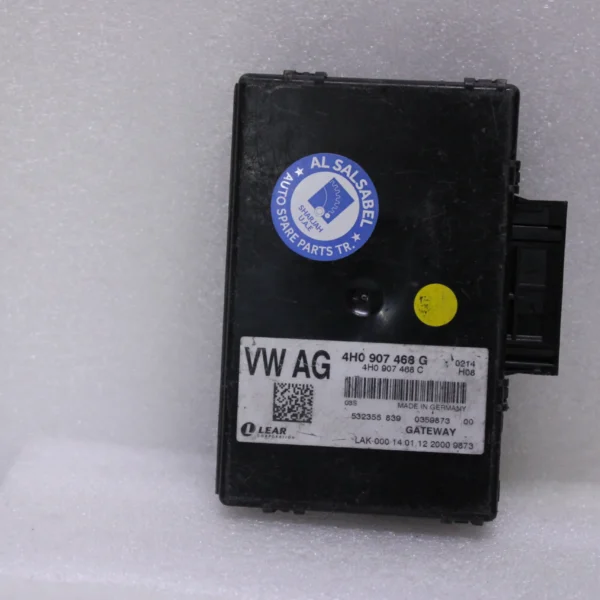 Audi A8 Control Module Gateway 4H0907468G