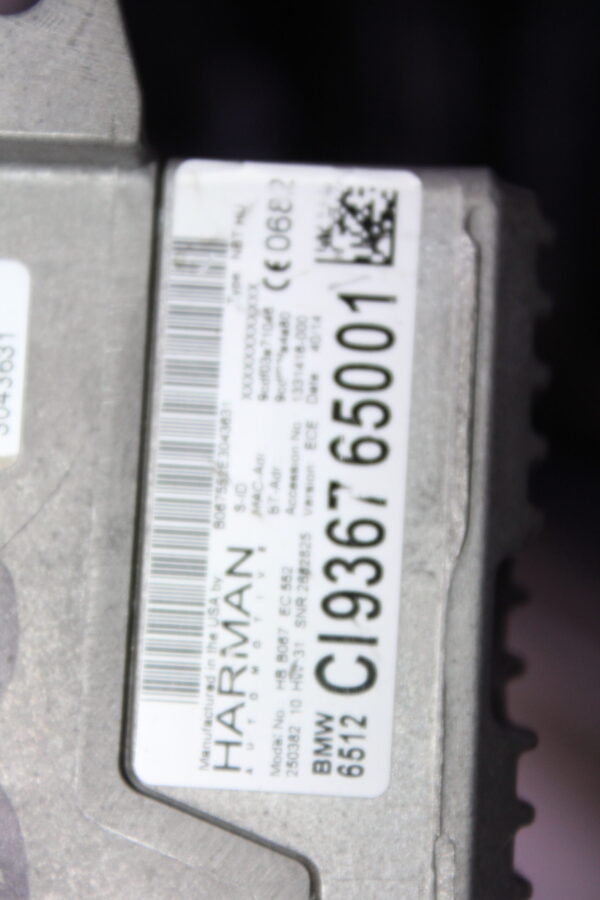 Bmw X5 Series Navigation System Unit 9367650