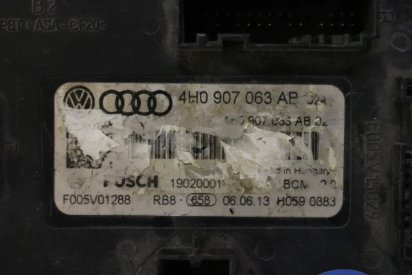 Audi A6 Central Control Unit For Convenience System 4H0907063Ap 
