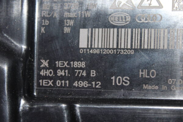 Audi A8 2015 Head Light 4H0941774B