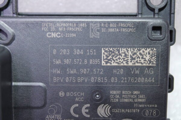 Audi A3 2023 Radar Sensor 5Wa907572B