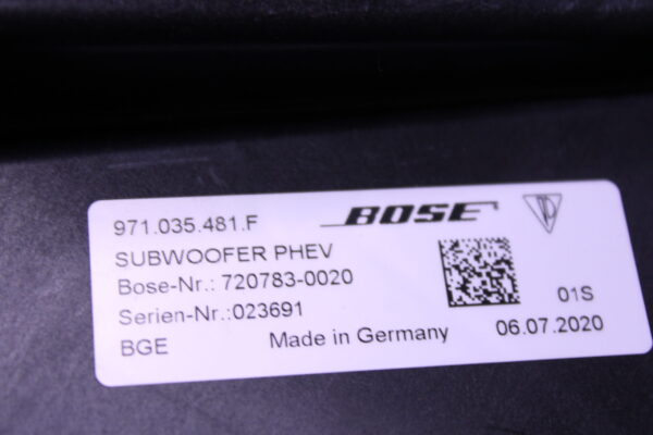 Porsche Panamera Subwoofer Sound System 971035481F