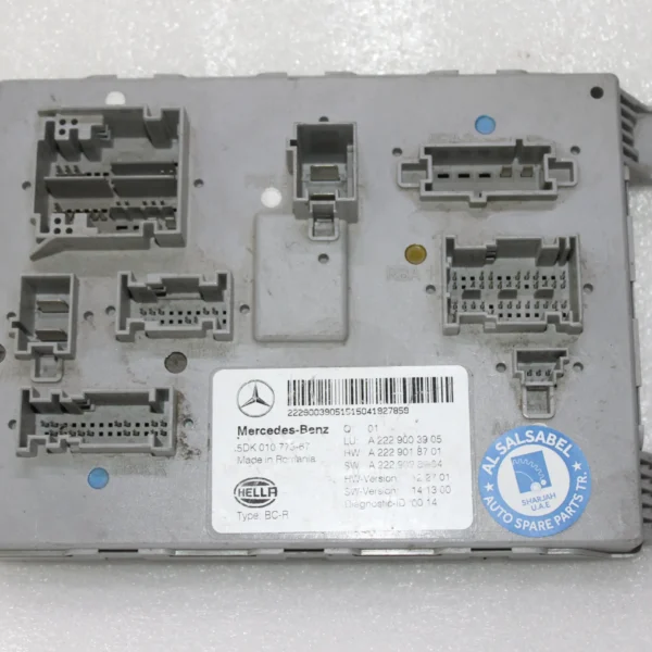 MERCEDES BENZ FUSE BOX SAM CONTROL MODULE UNIT ECU 2229003905