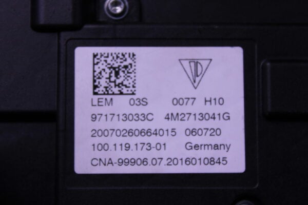 Porsche 971 Panamera Transmission Shifter Pdk Auto 971713033C