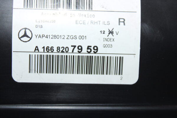 Mercedes Benz M-Class Full Front (W166) Headlight A1668207959