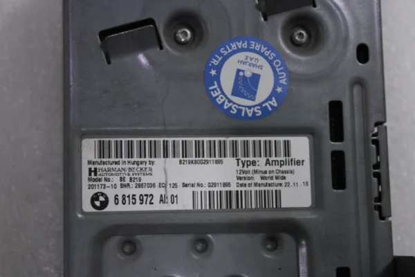 Bmw F13 F06 Sound Audio Harman System 6815972