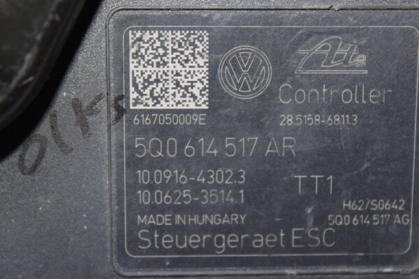 Audi A3 Abs Module Sportback  5Q0614517Ar