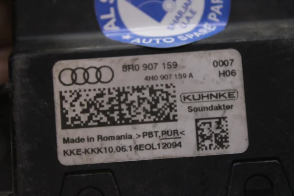 Audi Control Unit For For Impact Sound 8R0907159