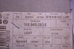VOLKSWAGEN TAIL LIGHT WITH FOG LIGHT 1K6945093E