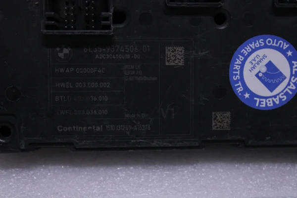 Bmw Control Unit Rear Electronic Module 61359374506