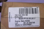 VOLKSWAGEN REMOTE CONTROL LOCK WITH LOCK CYLINDER RIGHT 7E0843654BS