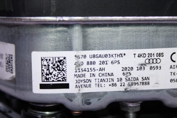 Audi A6 2019 Steering Wheel Air Bag 4Kd880201